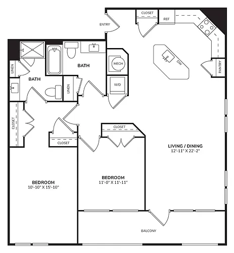 Floor plan B20