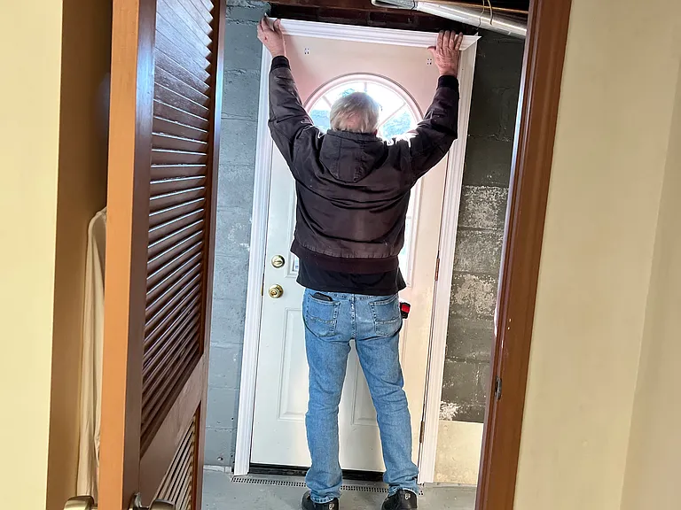 Basement door
