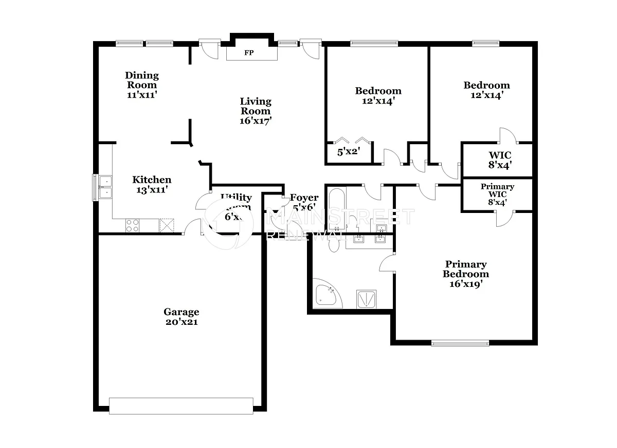 Floor Plan - 250 Saratoga Ct