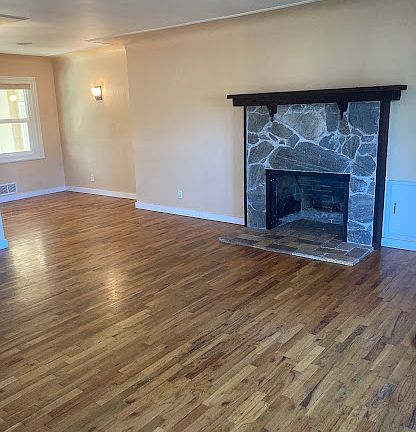 Living room and dining nook