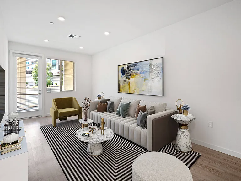 Create a bright, welcoming atmosphere with an open concept floor plan, featuring large and inviting windows.