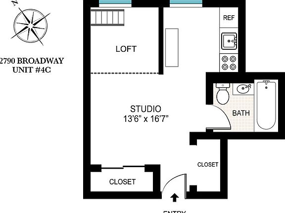 4th image of 2790 Broadway APT 4C
