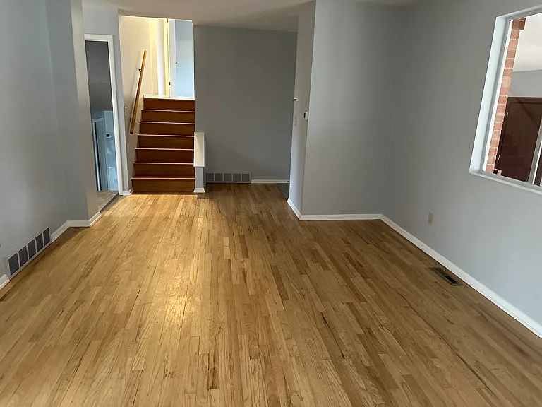 Living room looking upstairs