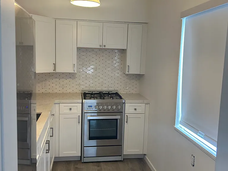 Kitchen with new shade