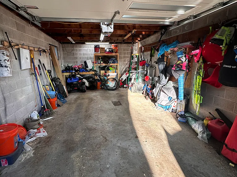 Garage with storage
