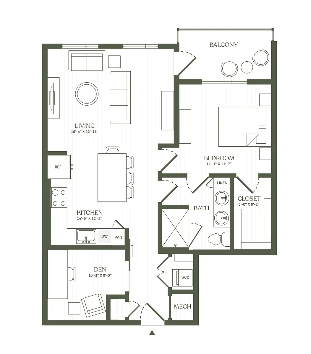 Floor plan A5 Den