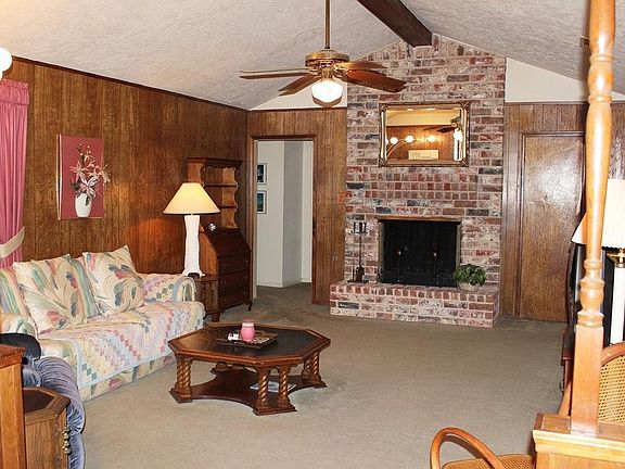 Large den - approximately 19' x 15' with high ceilings....
