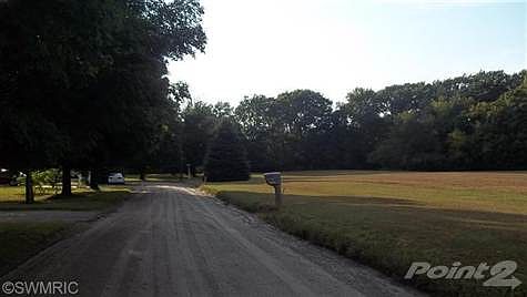 The view looking west on the street