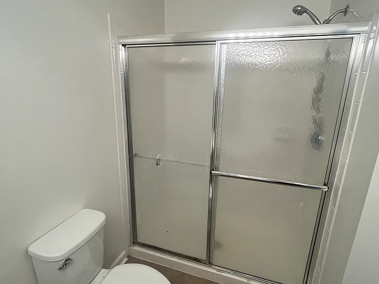 Bathroom 2, Elongated toilet, Standing Shower