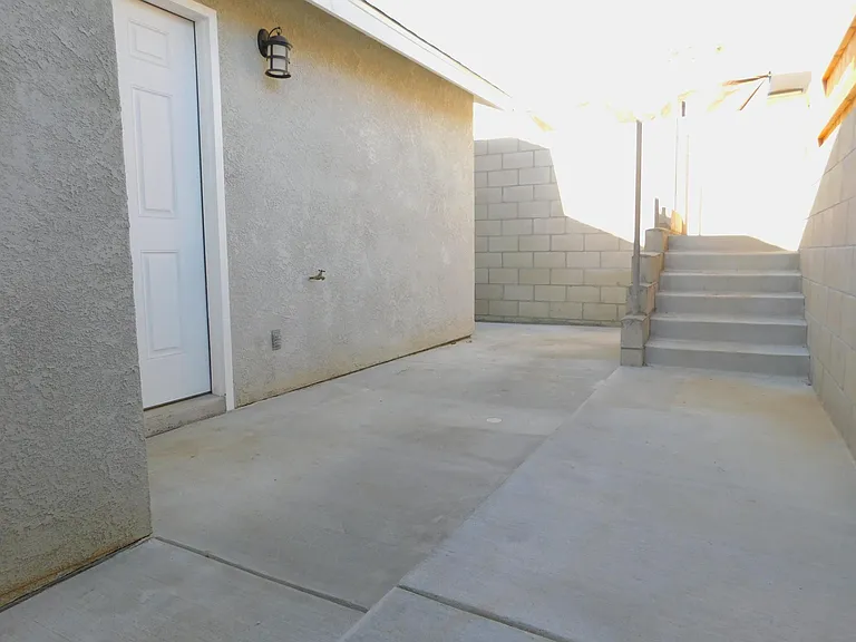 back door to garage