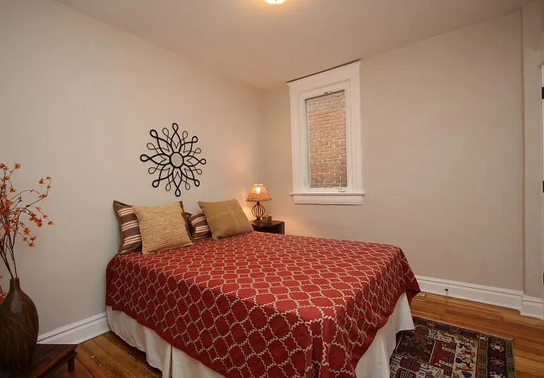 Main bedroom (towards rear) incl small closet