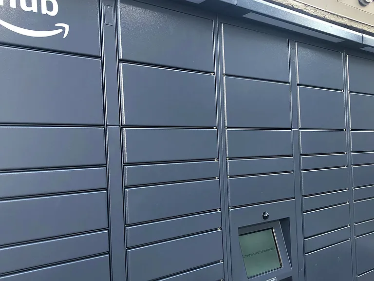 Simplify your life with Amazon Hub Package Lockers, ensuring secure and convenient package pickup.