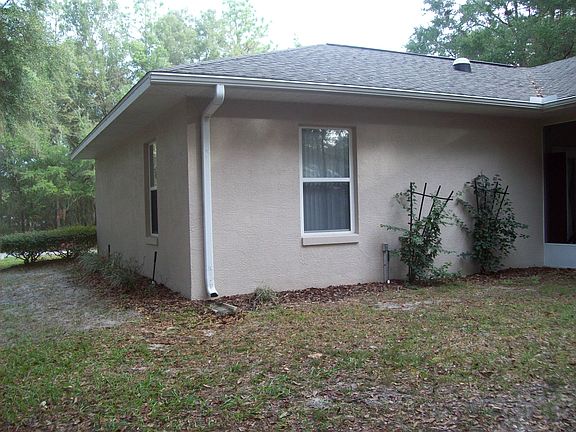 Back/side view of home