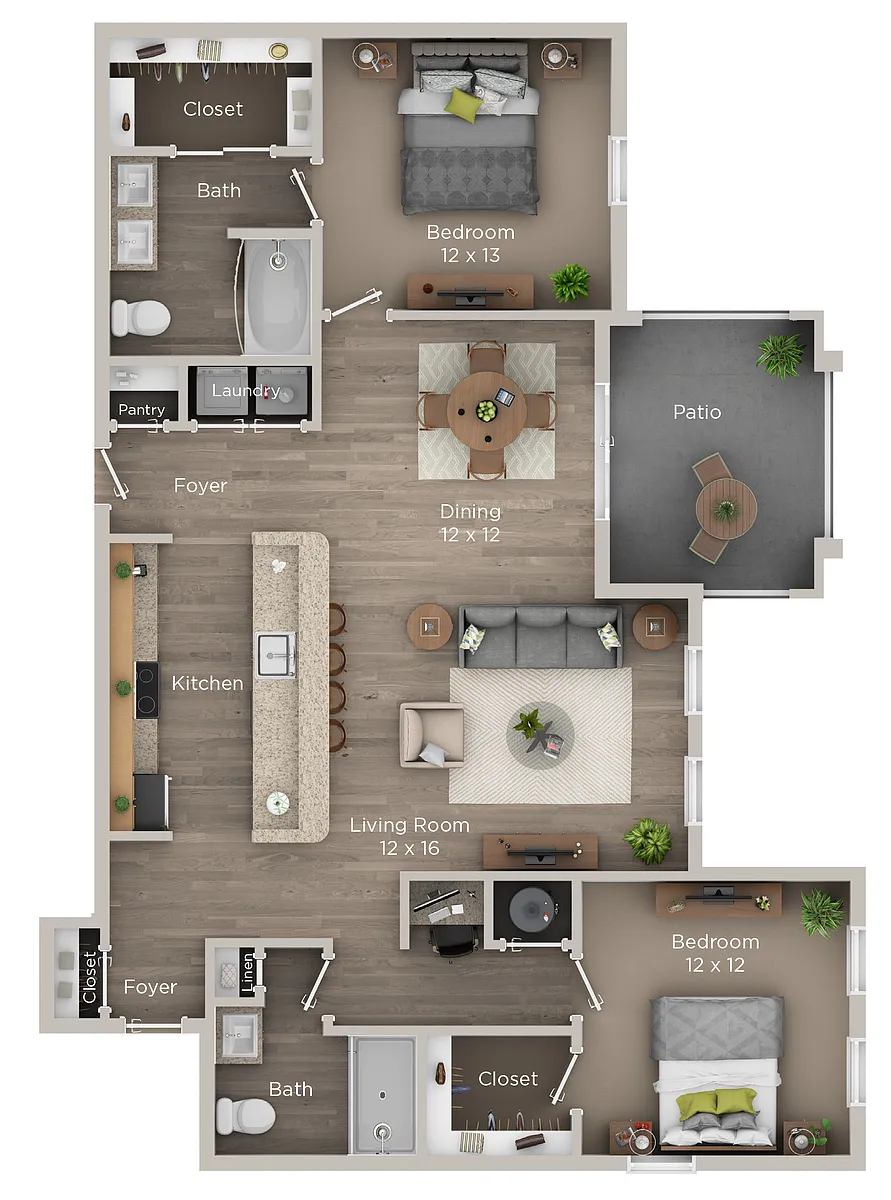 Floor plan B3 - Classic w/Garage