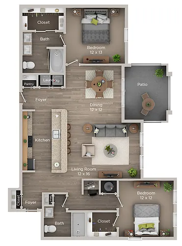 Floor plan B3 - Classic w/Garage