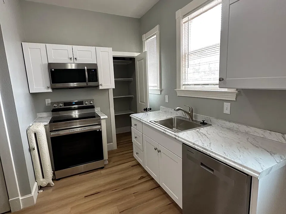 Lots of deep pantry space