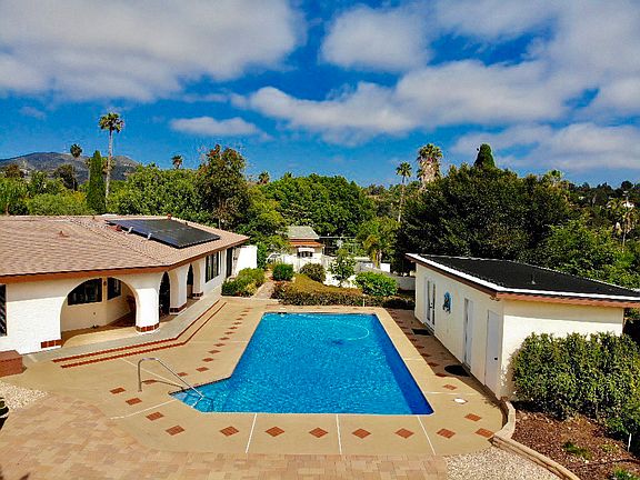 Main house,salt pool, casita