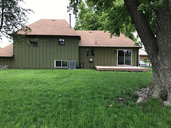 Fenced back yard