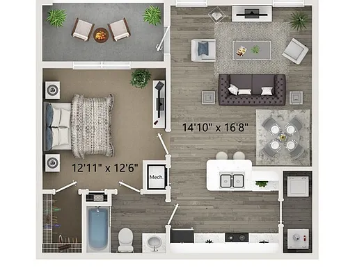 Floor plan A1