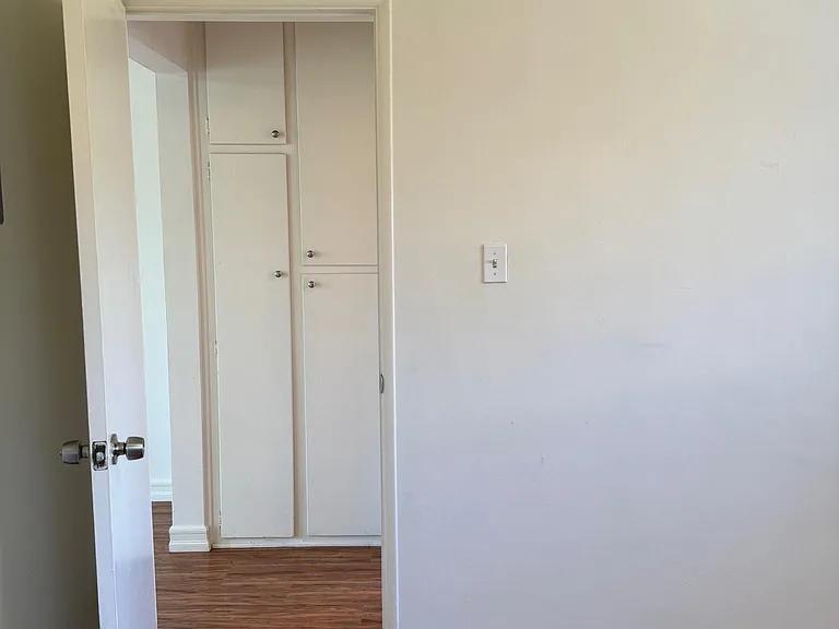 Bedroom looking into hallway
