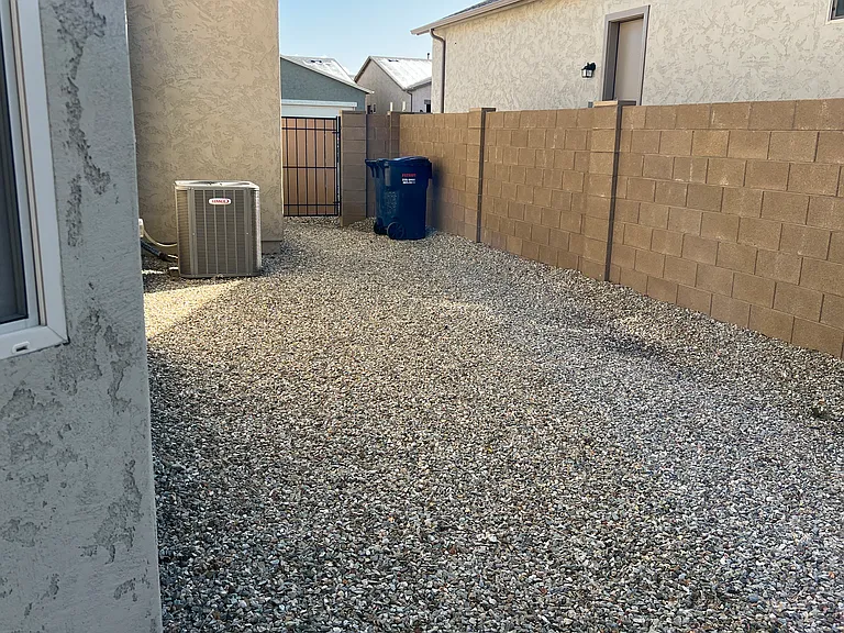 Side Yard with Gate to Front