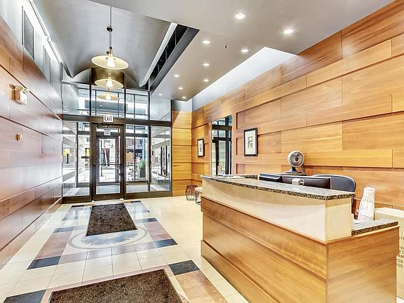 Lobby of building