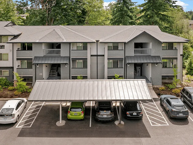 Convenient covered parking for residents.