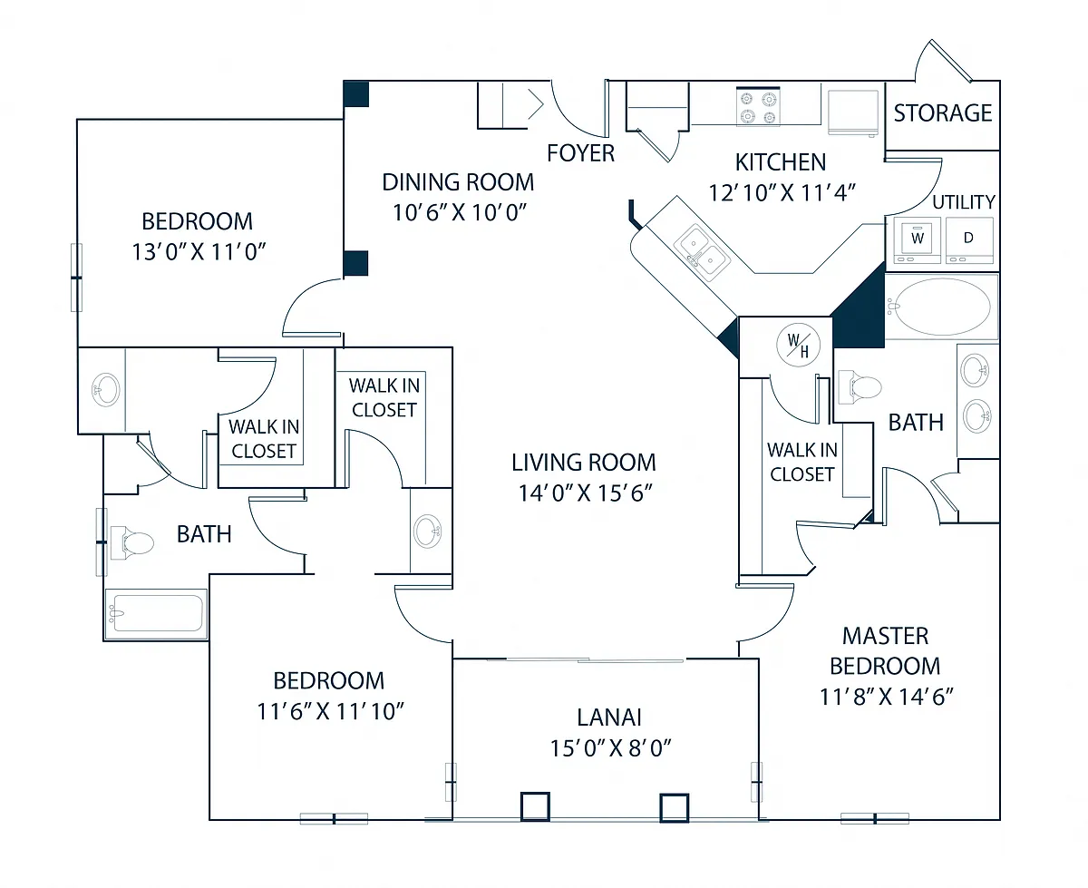 Floor plan Alexandria