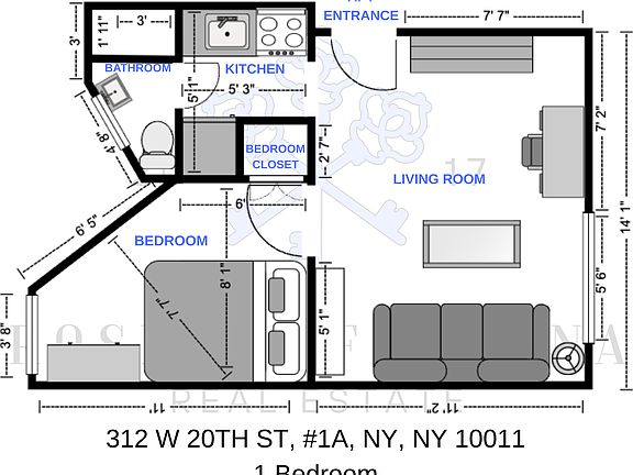 2nd image of 312 W 20th St APT 1A