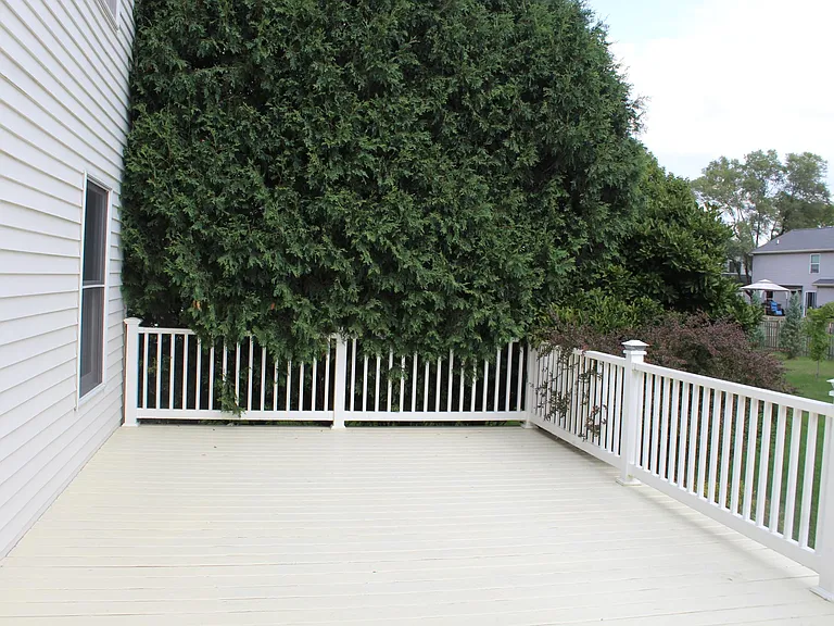 Huge deck!