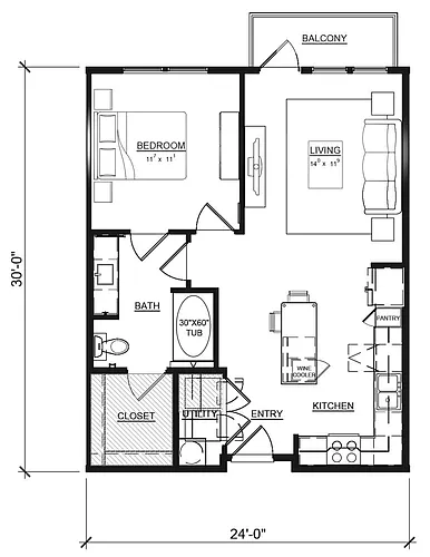 Floor plan Freesia | A2