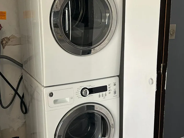 In unit washer and dryer