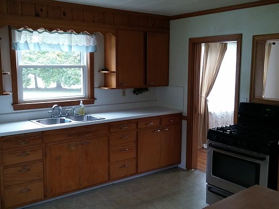 kitchen from back door