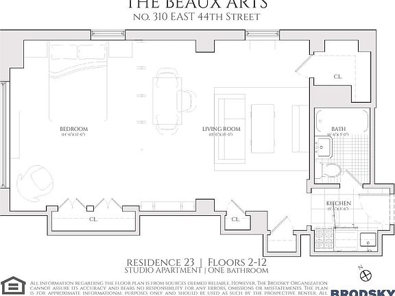 2nd image of 310 E 44th St APT 1223