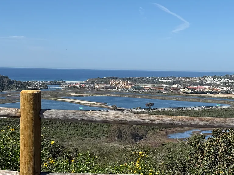 View of Del Mar Fairgrounds/Racetrack from Overlook Park.
