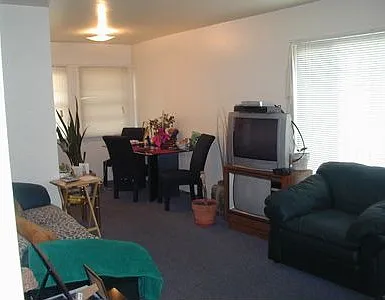 Living and dining areas