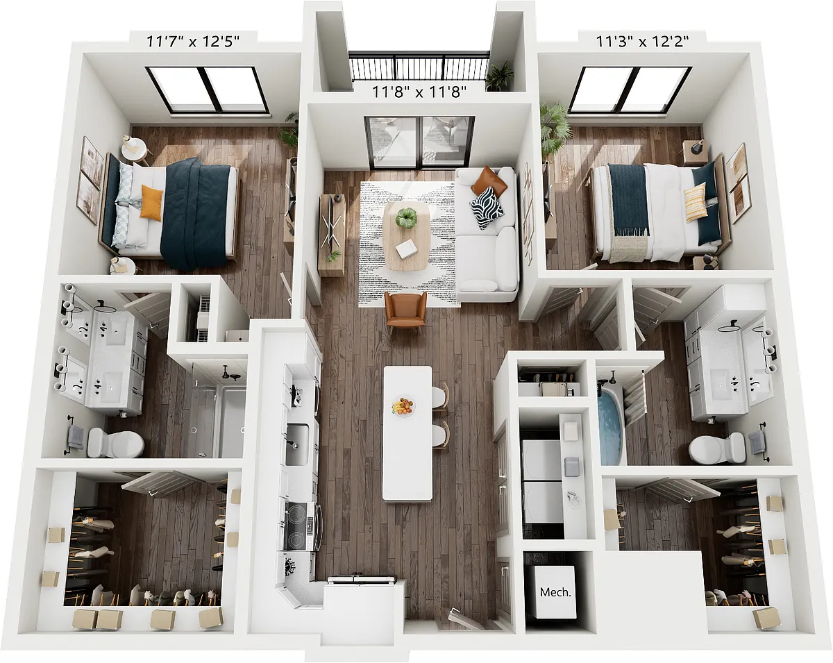 Floor plan B13