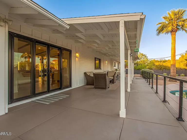 Pool and back patio