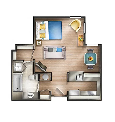 Floor plan Studio