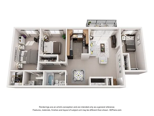 Floor plan 3 Bedroom