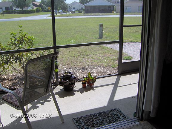 Screened in porch