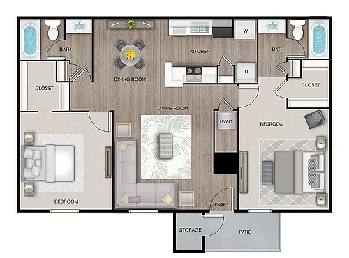 Floor plan The Magnolia
