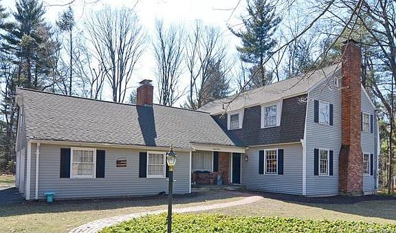 Nicely set back on lot