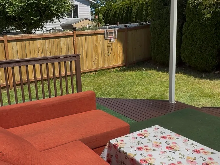 Backyard Relaxing Seating area