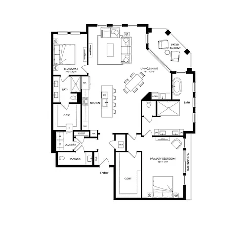 Floor plan B81