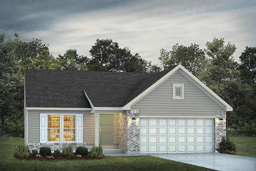 Elevation A with Brick