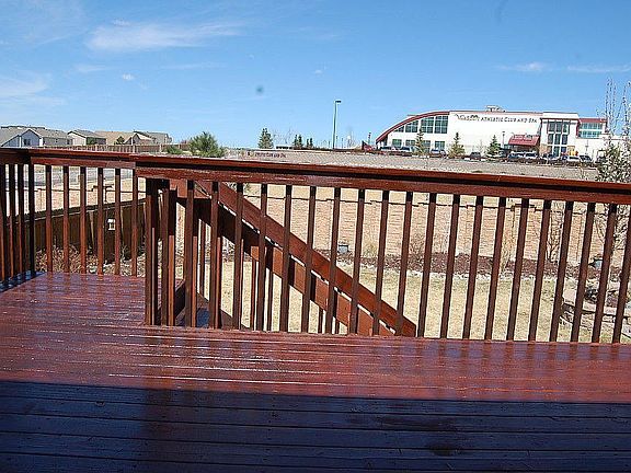 Deck to large yard
