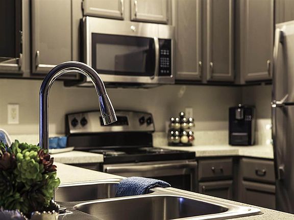 Upgraded plumbing features throughout