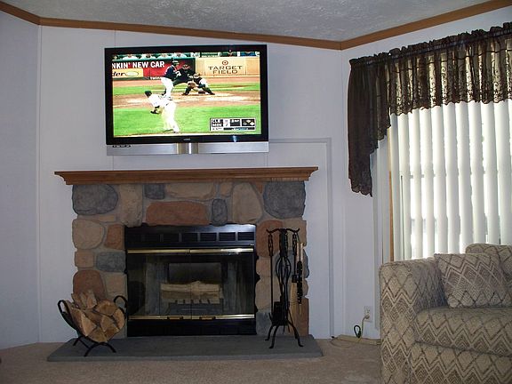Gorgeous fireplace