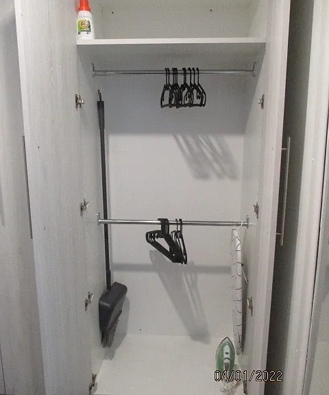 Hangers included